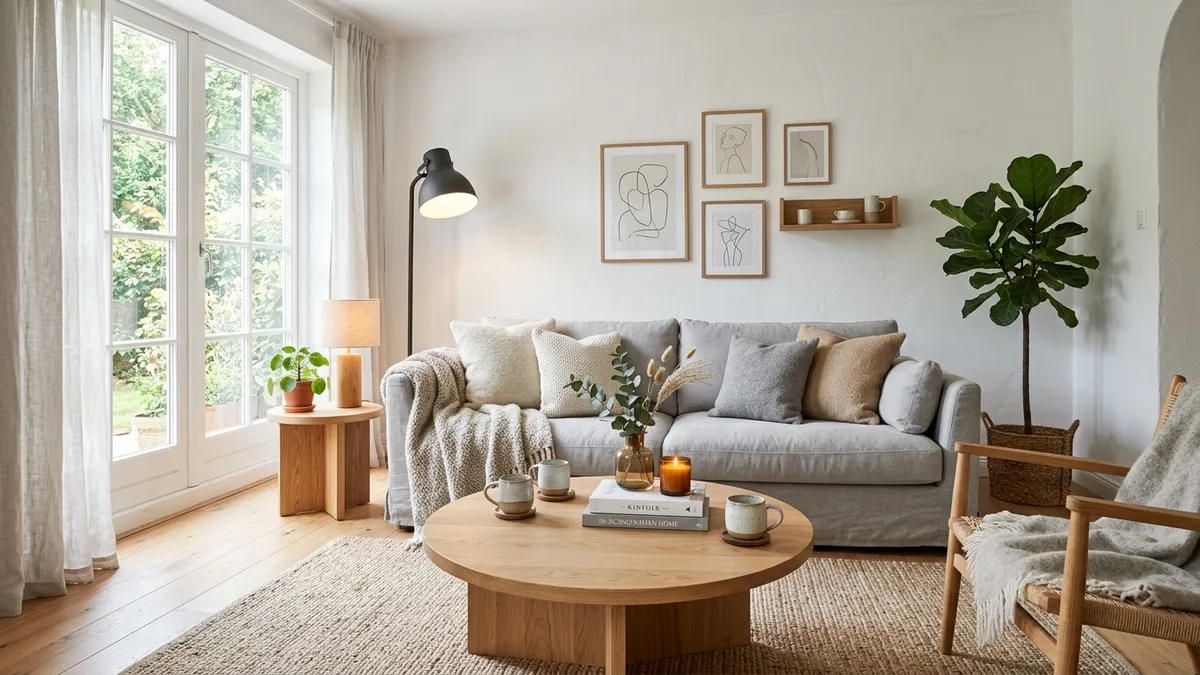 Salon skandynawski – minimalizm i hygge – detale